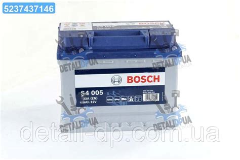 Купити Акумулятор 60Ah-12v BOSCH (S4005) (242x175x190),R,EN540 ...