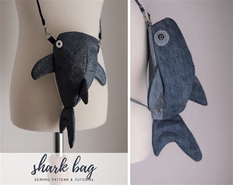 Whale Shark Bag Digital Pdf Sewing Pattern For Backpack Or Crossbody