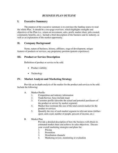Operational Business Plan Template