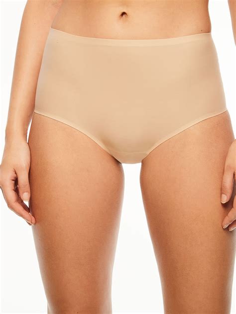 Chantelle Soft Stretch High Waisted Brief Nude Sand MarieSue Lingerie