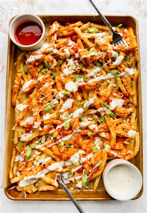 Buffalo Chicken Ranch Cheese Fries Yes To Yolks