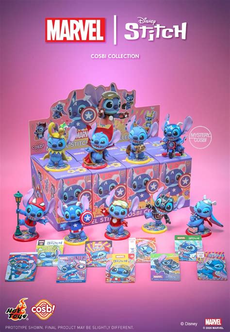 Hot Toys Cosbi Bobble Head Collection CBX Marvel X Disney Stitch