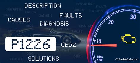 P1226 Fault Code (ALL BRANDS) | Symptoms and Solutions