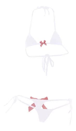 Abafip Bikini De Micro Bronceado Para Mujer Kawaiii Japon S Meses Sin Inter S