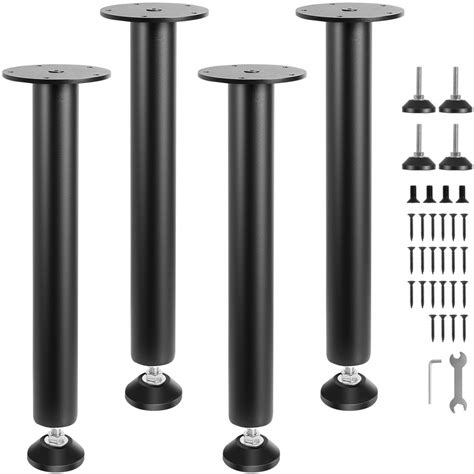 Vevor 16 Inch Adjustable Desk Legs Reinforced Steel Office Table