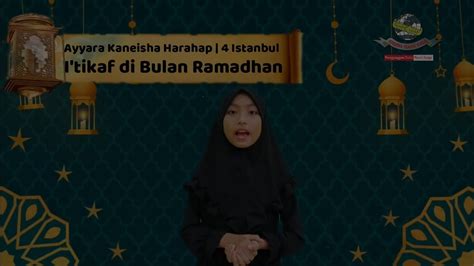 Kultum Sahur Hari Ke Ramadhan H I Tikaf Di Bulan Ramadhan