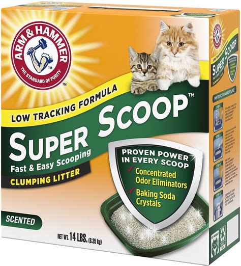 Arm And Hammer Litter Super Scoop Fresh Clean Scented Clumping Clay Cat