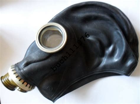 RUBBER GAS Mask GP 5 Only Russian Soviet Black Military New Size 0 1 2 3