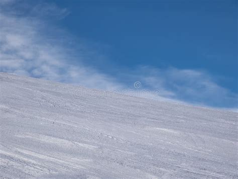 Ski Slope In The Italian Alps Of Livigno Stock Image Image Of Alps