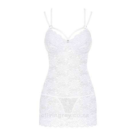 Lace Mini Dress Thong Obsessive Sex Shop Olivia Grey