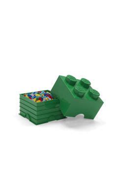 Pojemnik Klocek LEGO Brick 4 Zielony TaniaKsiazka Pl