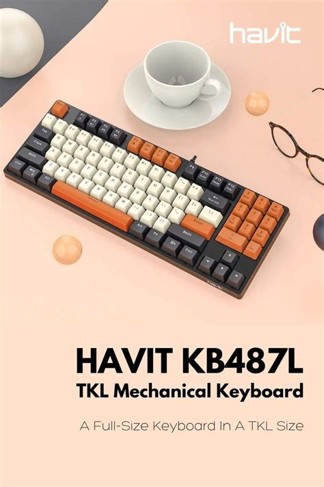 Havit Kb487l Tkl Mechanical Keyboard With 89 Keys Pbt Keycaps