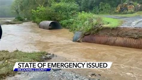 Storms Bring Flash Flooding Landslides To Western North Carolina Youtube