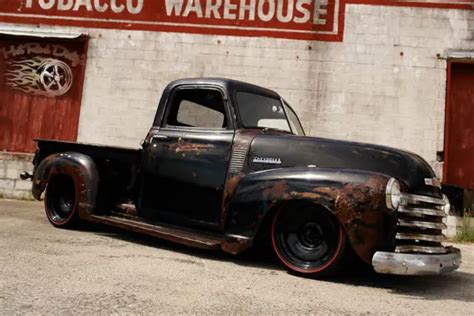 47 53 Chevy Hot Rat Street Rod Pro Touring Restomod Air Ride Bagged Muscle Truck