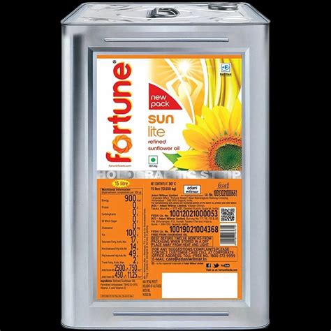 kg fortune sunlite refined sunflower oil  pack fortune