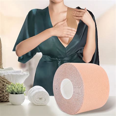 Lovely Girls House M Boob Tape Women Chest Lifting Tape Push Up Invisible Bra Chest Cover