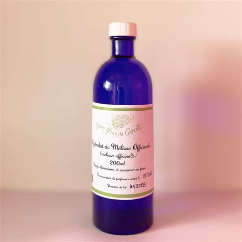 Hydrolat Mélisse 200ml - Orion Fleur-de-Carotte