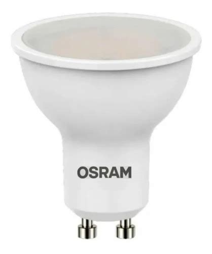 Lámpara Dicroica Led Osram 7w Gu10 220v Cálida Pack X10 Eléctrica 631