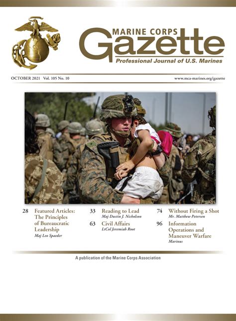 Gazette October 2021 Marine Corps Association