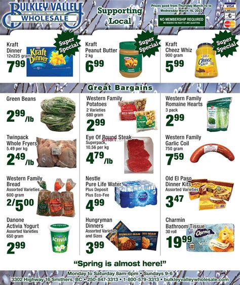 Bulkley Valley Wholesale Flyer March 10 To 16