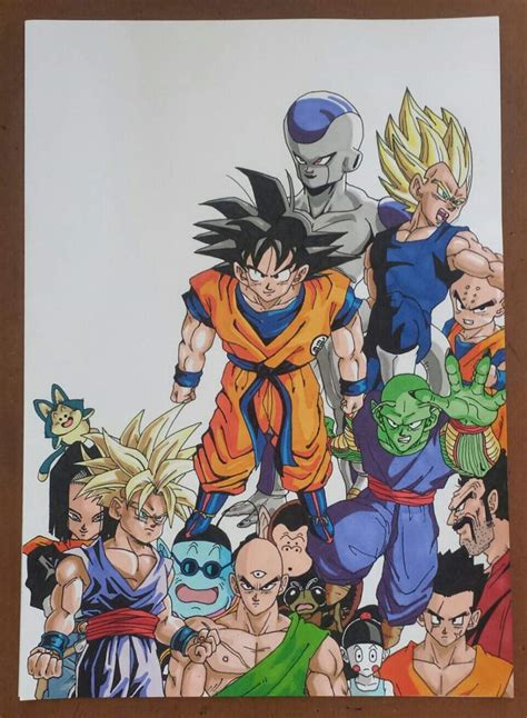 Oodles Of Doodles Dbz Collage Drawing Dragonballz Amino