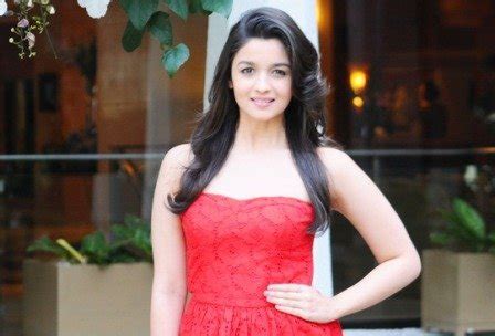 Alia Bhatt In Red Hot Dress