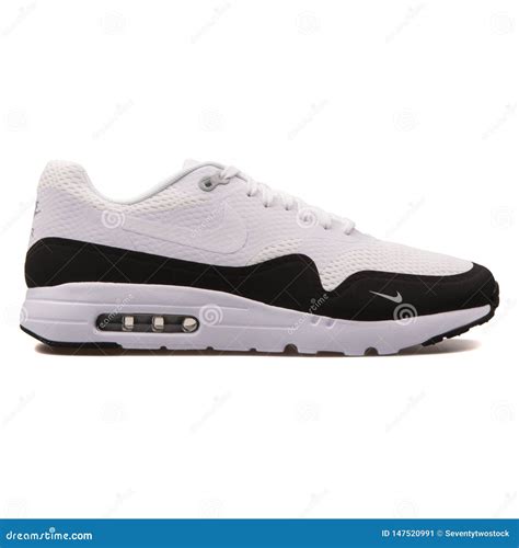 Nike Air Max 1 Ultra Essential White and Black Sneaker Editorial Photo ...