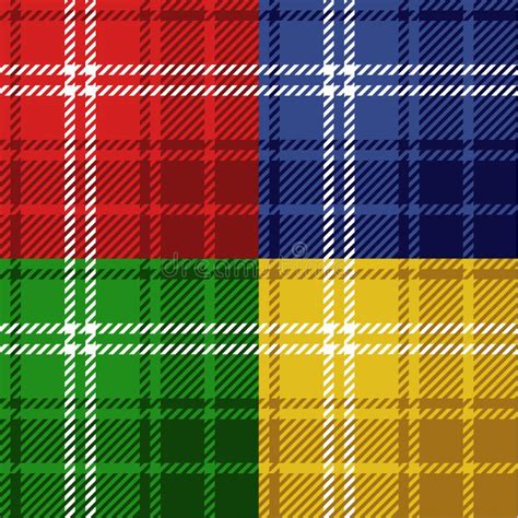 Seamless Tartans Set Stock Illustration Illustration Of Abstract