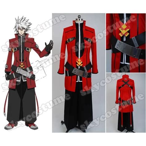 Blazblue Ragna The Bloodedge Cosplay Costume Halloween Carnival Full