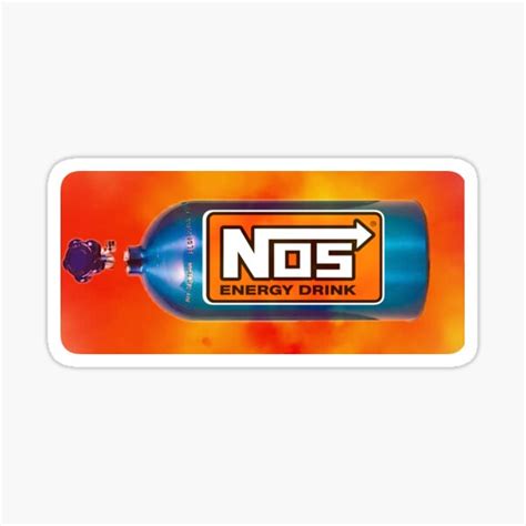 "NOS " Sticker for Sale by themangiola | Redbubble
