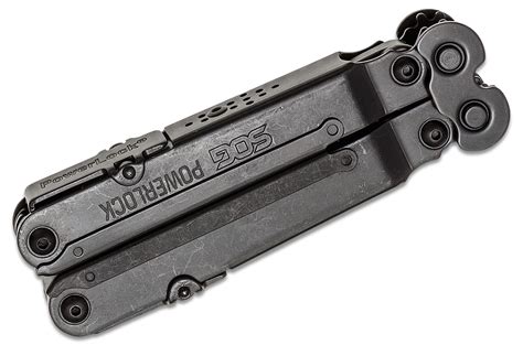 SOG PowerLock EOD w/ V-Cutter Black Oxide Finish Multi-Tool with Nylon ...
