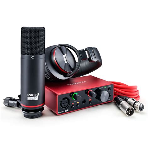 すので FOCUSRITE SCARLETT SOLO 3RD GEN STUDIO マイクスタンドセット：サンフォニックス店 グする