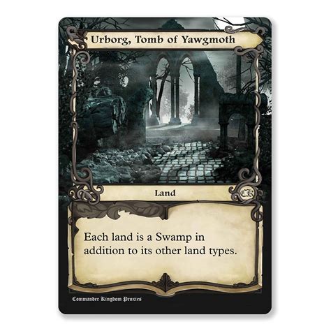 Urborg Tomb Of Yawgmoth Adventure Custom MTG Proxy Card