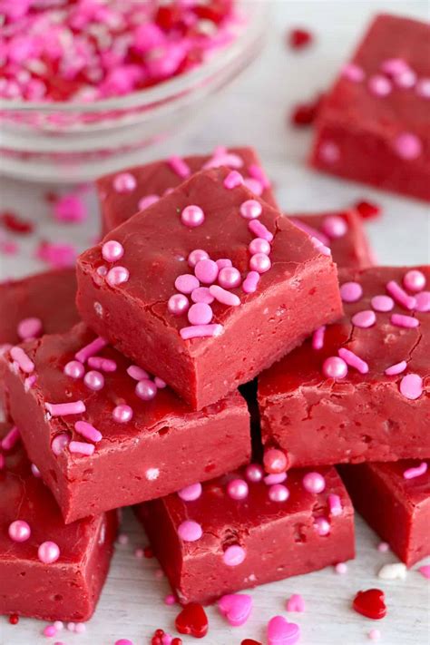 Red Velvet Fudge