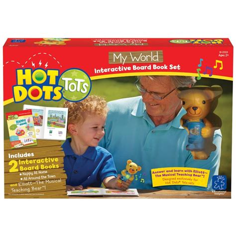 Educational Insights Hot Dots Tots My World Interactive Board Book Set BabyOnline HK