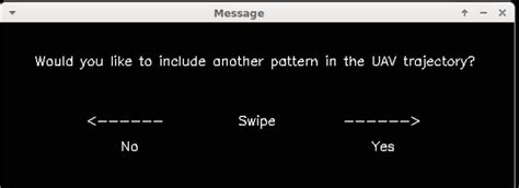 yesno message window   gesture interface  scientific
