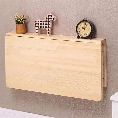 Table Pliante Murale Tabli Pliant Bureau D Ordinateur En Bois Pliable