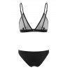 Off Padded Bikini Set In Black Dresslily
