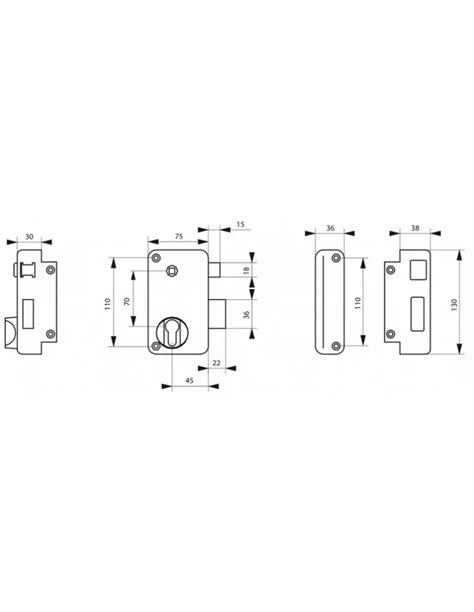 Serrure En Applique Verticale Fouillot