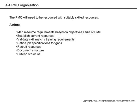 How To Set Up A Project Management Office Pmo Ppt