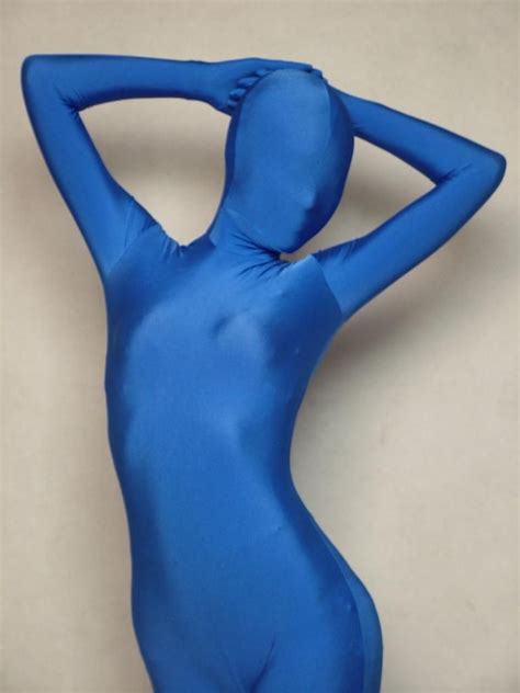 Pro Sky Blue Full Body Spandex Lycra Bodysuit Costume Zentai