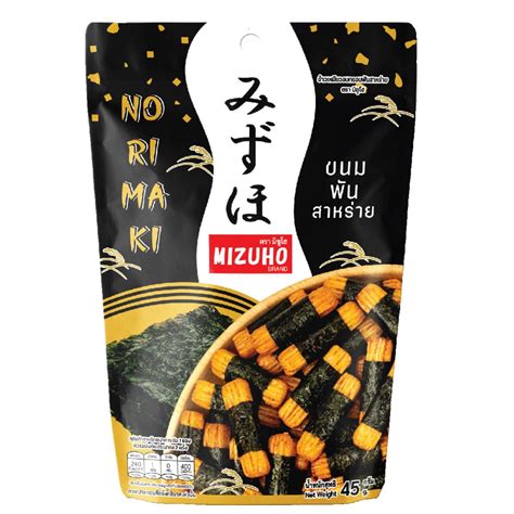 Закуска Мидзухо Японская Рисовый крекер Норимаки 45 г / Snack Mizuho ...
