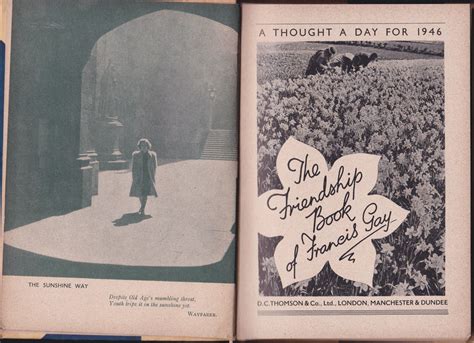 The Friendship Book Of Francis Gay 1946 By Francis Gay Herbert Leslie