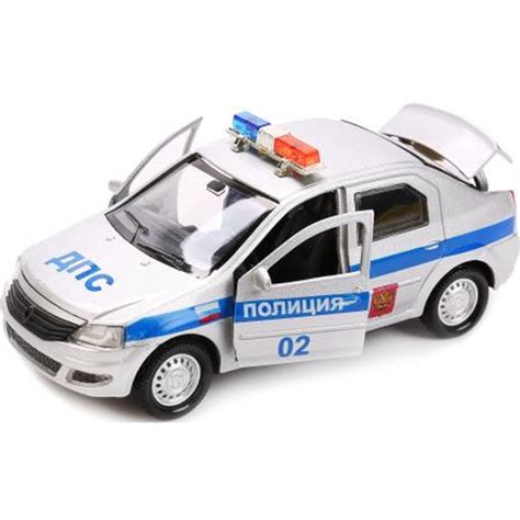Игрушка инерционная металлическая ТЕХНОПАРК LOGAN-P Машина renault ...