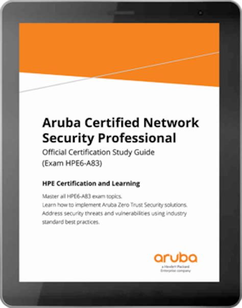 Aruba Certified Network Security Professional : Official Certification