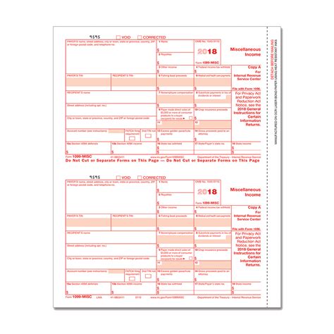 Form 1099 Misc Copy A Federal Mines Press