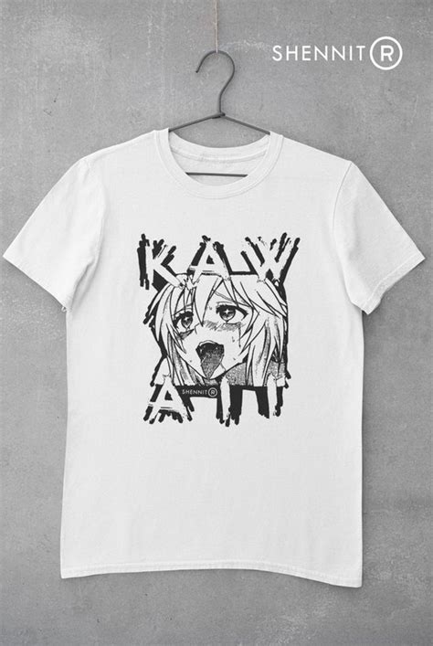 Kawaii Hentai Ahegao T Shirt Anime Waifu Cute Manga Comic Style Wit Maat M Bol
