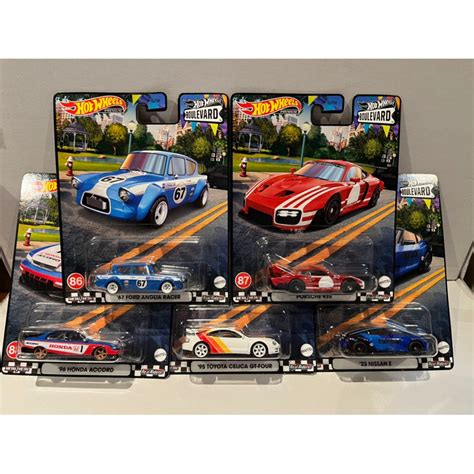 現貨Hotwheels 風火輪 HOT WHEELS 林蔭大道系列 一套5款 8690號 蝦皮購物