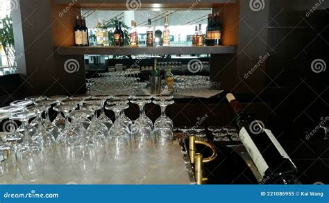 The Wine Bar In The Vip Room Of Beijing Capital International Airport