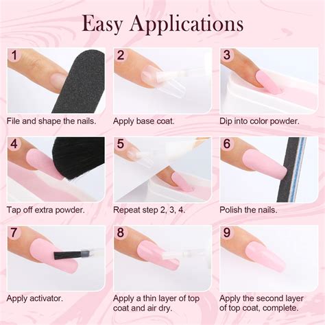 Aikker 27 Pcs Dip Powder Nail Kit Starter Set 20 Colors Nude Pink